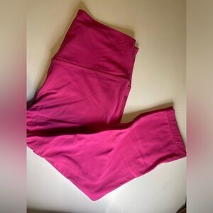 Lululemon hot pink leggings size 14